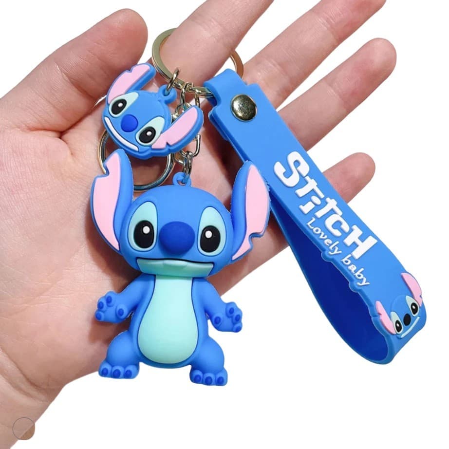 Chaveiro Stitch Fofo Chaveiro 3D Grande Emborrachado Colecionavel Bolsas | Mochilas | Chaveiro Fofo