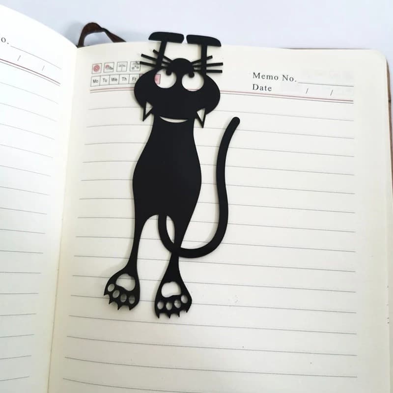 Marcador de Paginas  - Gato preto