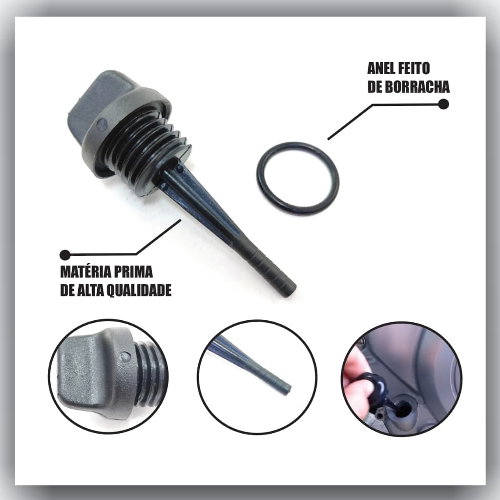 Vareta Medidor Nivél Do Óleo Ybr 125 Factor 125 150 Fazer 250 Lander 250 Tenere 250 Xtz 125 Fazer 150