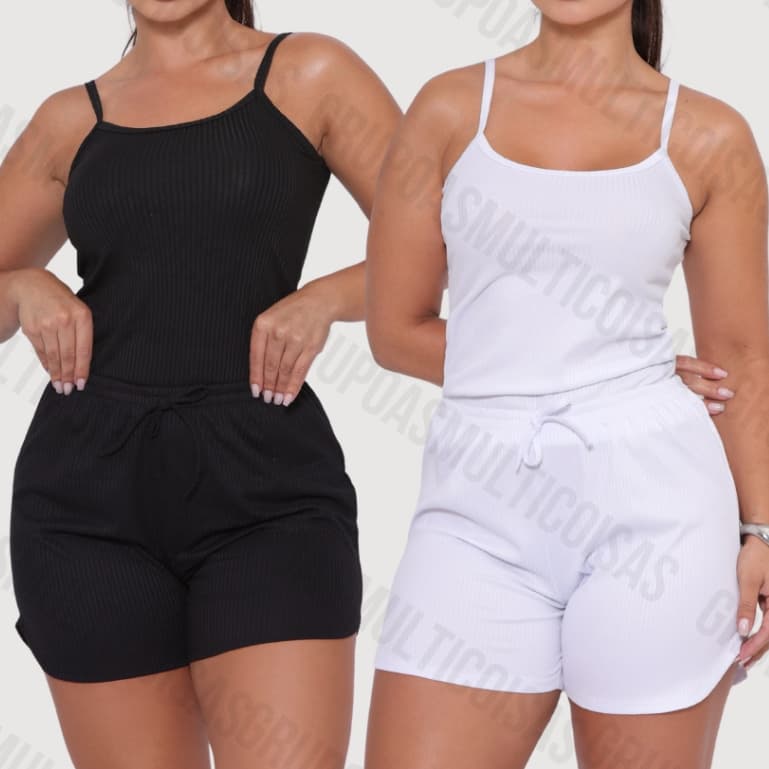 KIT SHORTINHO CURTO SHORT BERMUDINHA CANELADO COM 2 UNIDADES PROMOÇÃO PREÇO E FABRICA ATACADO
