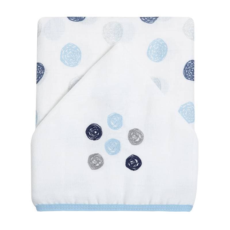 Toalha de Banho Bebê Papi Soft Com Capuz Bordado Tecido Fralda 110x90cm