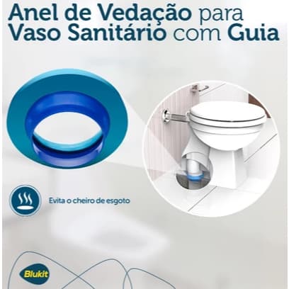 anel de vedação Blukit para vaso sanitário