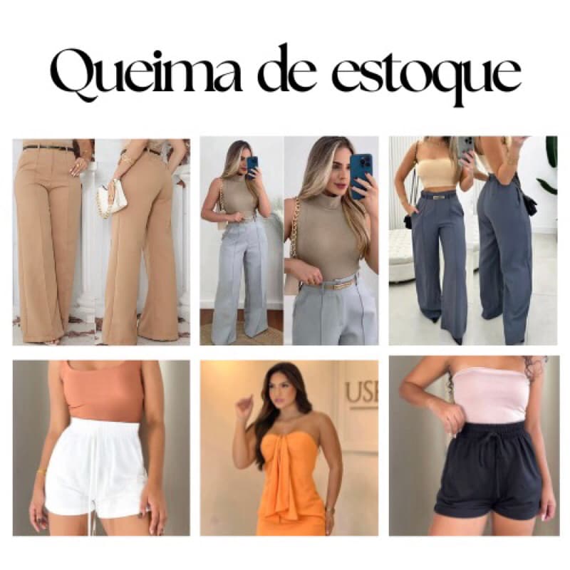 Queima de Estoque Roupas Feminina Promoção