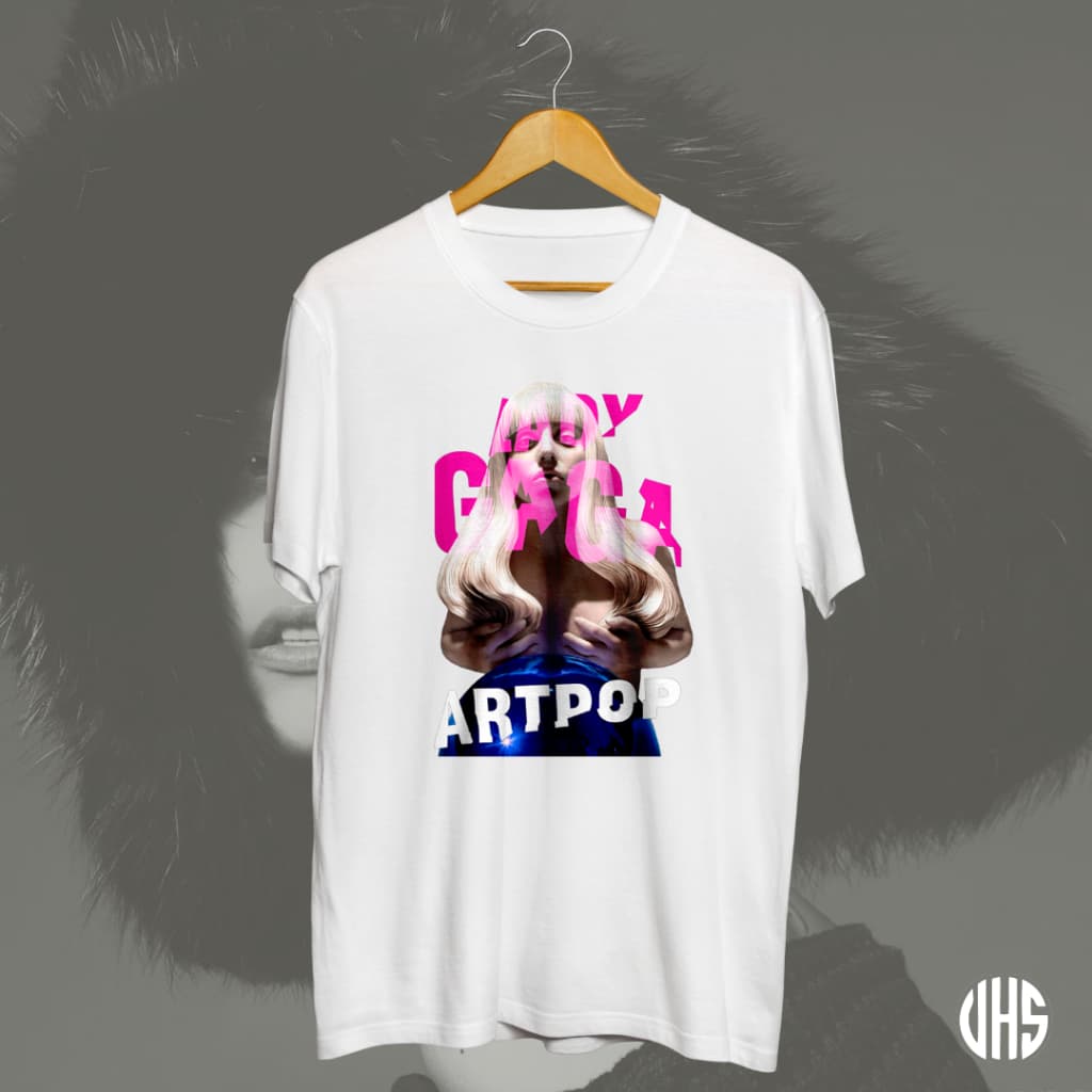 Camisa Lady Gaga Artpop Algodão Unissex