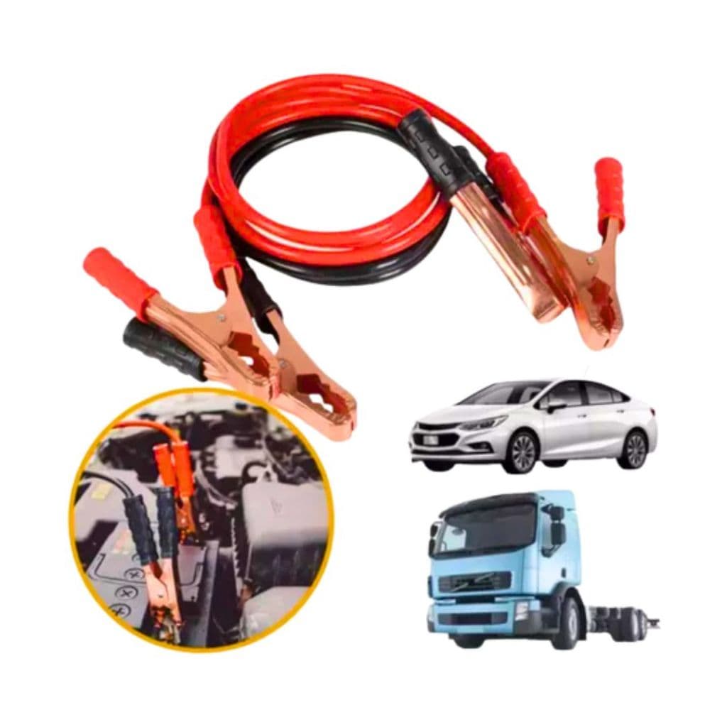 Cabo Chupeta para Bateria 300 Amp 2,5m com Bolsa Bestfer