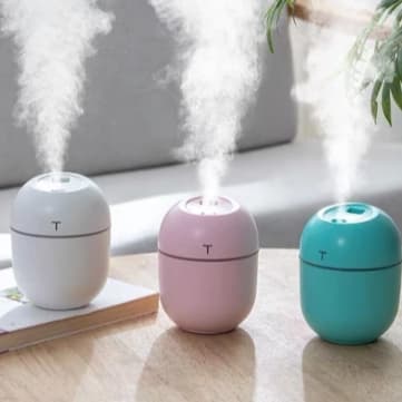 Mini Umidificador Purificador De Ar  Difusor Aromatizador Portátil  Usb Led De Ar Casa Escritório