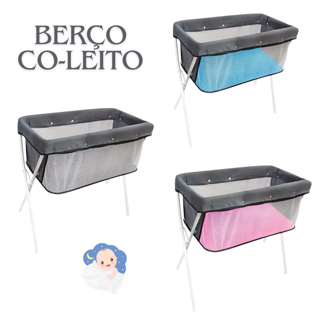 Berço Portátil Moises Intantil Co-Leito Compacto até 9kg - Scorpion
