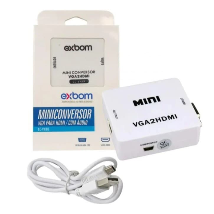 CONVERSOR DE IMAGEM PARA VGA HDMI AV 1080P DIVERSOS MODELOS