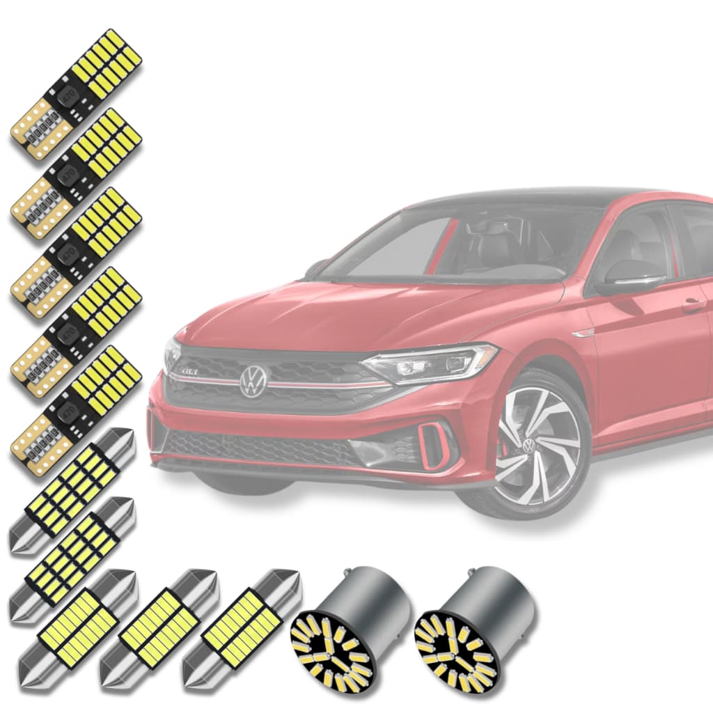 1° Kit Lampadas Super Led Interno Volkswagen Jetta GLI 2018 2019 2020 2021 2022 2023 *Envio 24h*
