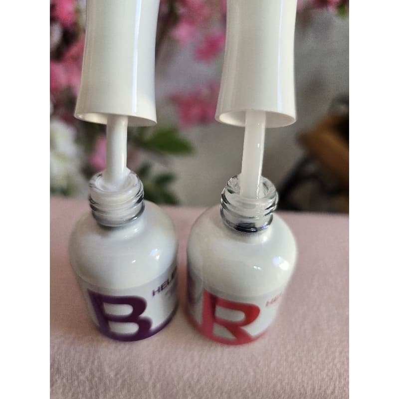 Kit Francesinha em gel Helen Color led/Uv: contendo 1 branco e 1 renda