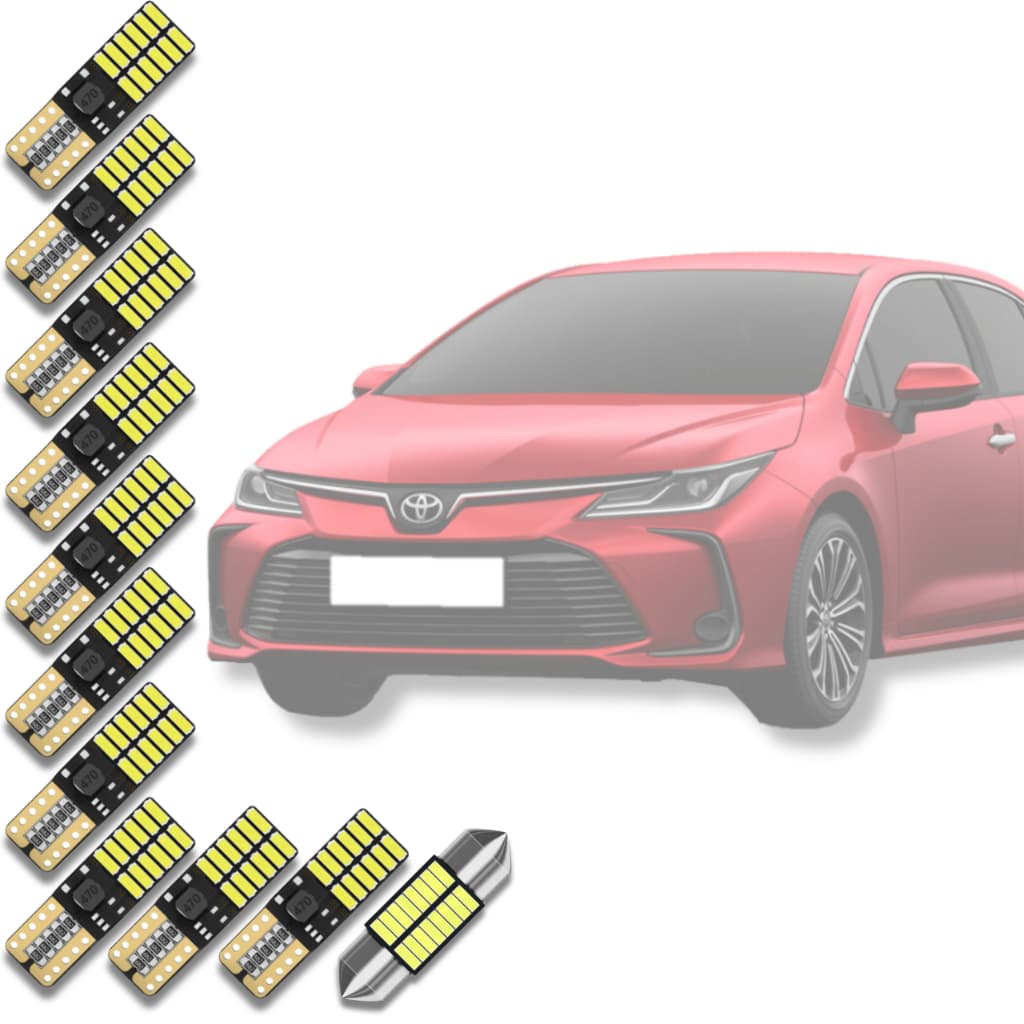 1° Kit Lampadas Super Led Interno Toyota Corolla 2019 2020 2021 2022 2023 2024 *Envio 24h*