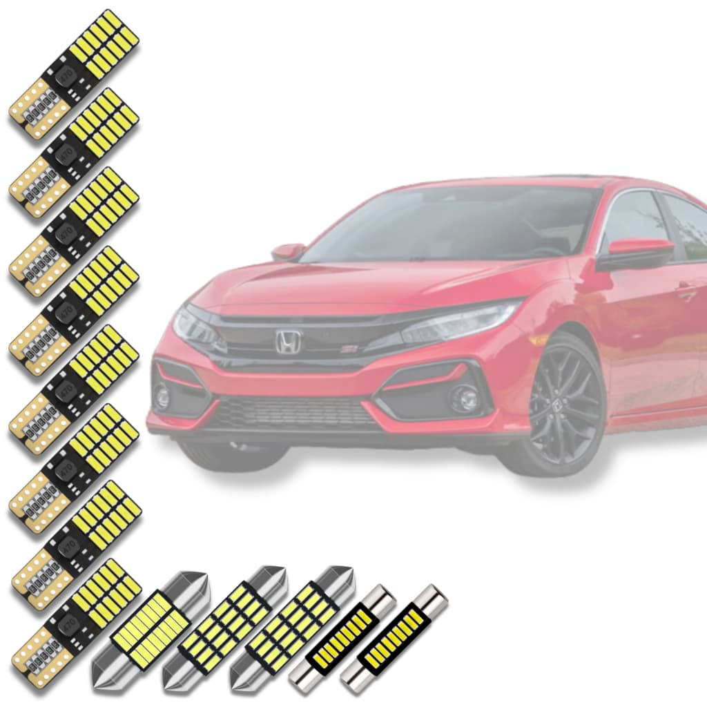 Kit Lampadas Super Led Interno Honda Civic Touring 2017 2018 2019 2020 2021 2022 2023 *Envio 24h*