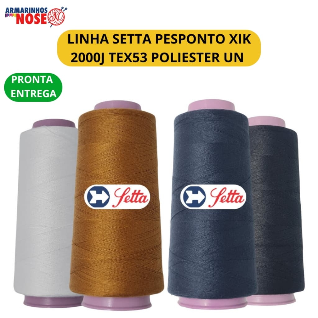 Linha Setta Pesponto Xik 2000j Tex53 Poliester Un
