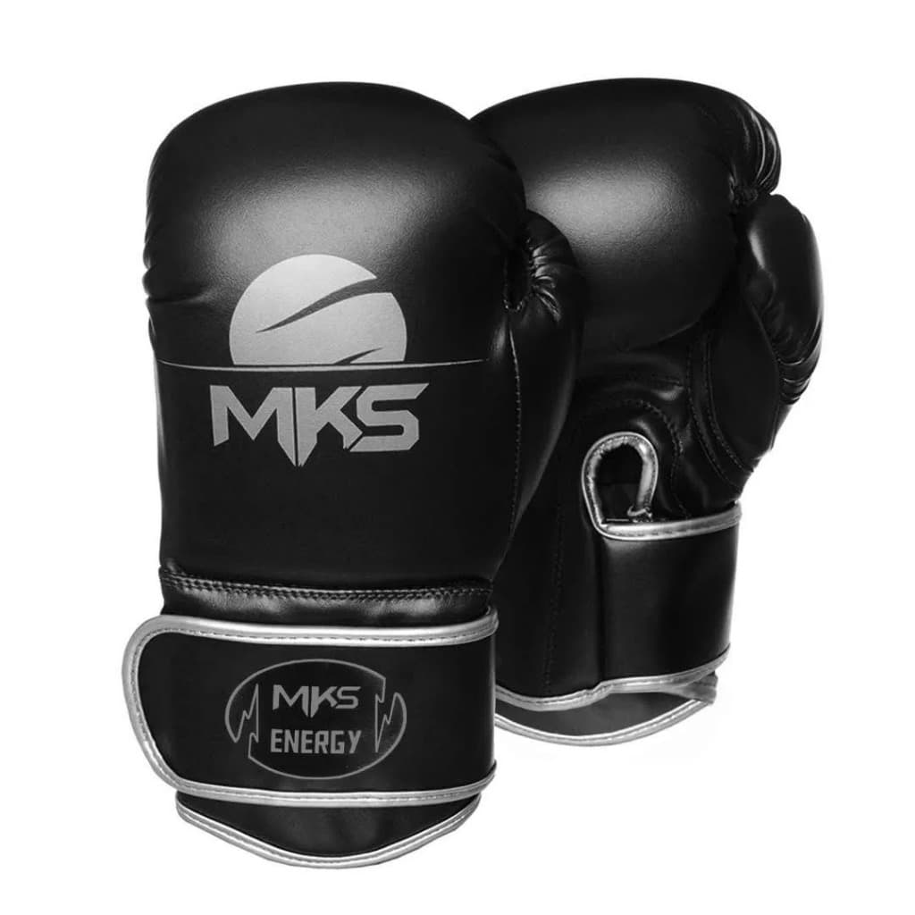 Luva de Boxe MKS Energy Preta 12-oz
