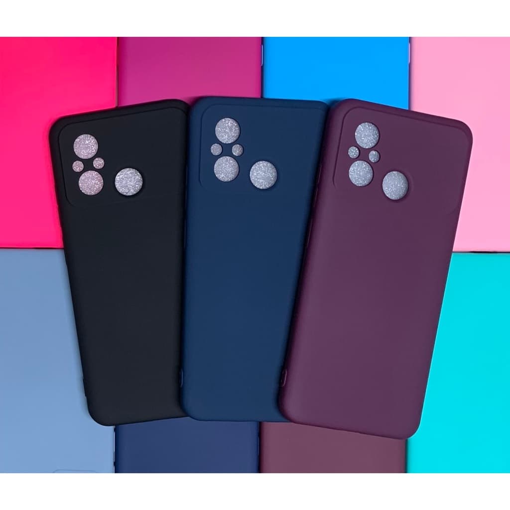 Capa para Xiaomi Redmi 12C / Poco C55 / Capa + Pelicula 3D ou So 1 Capinha Aveludada Case