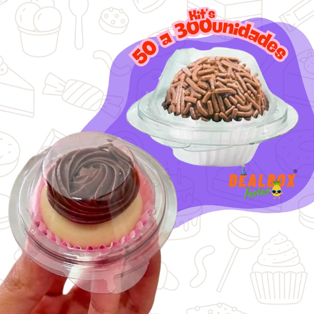 50~300 Embalagem Brigadeiro Individual Forminhas e Docinhos Individual Unitário Kit