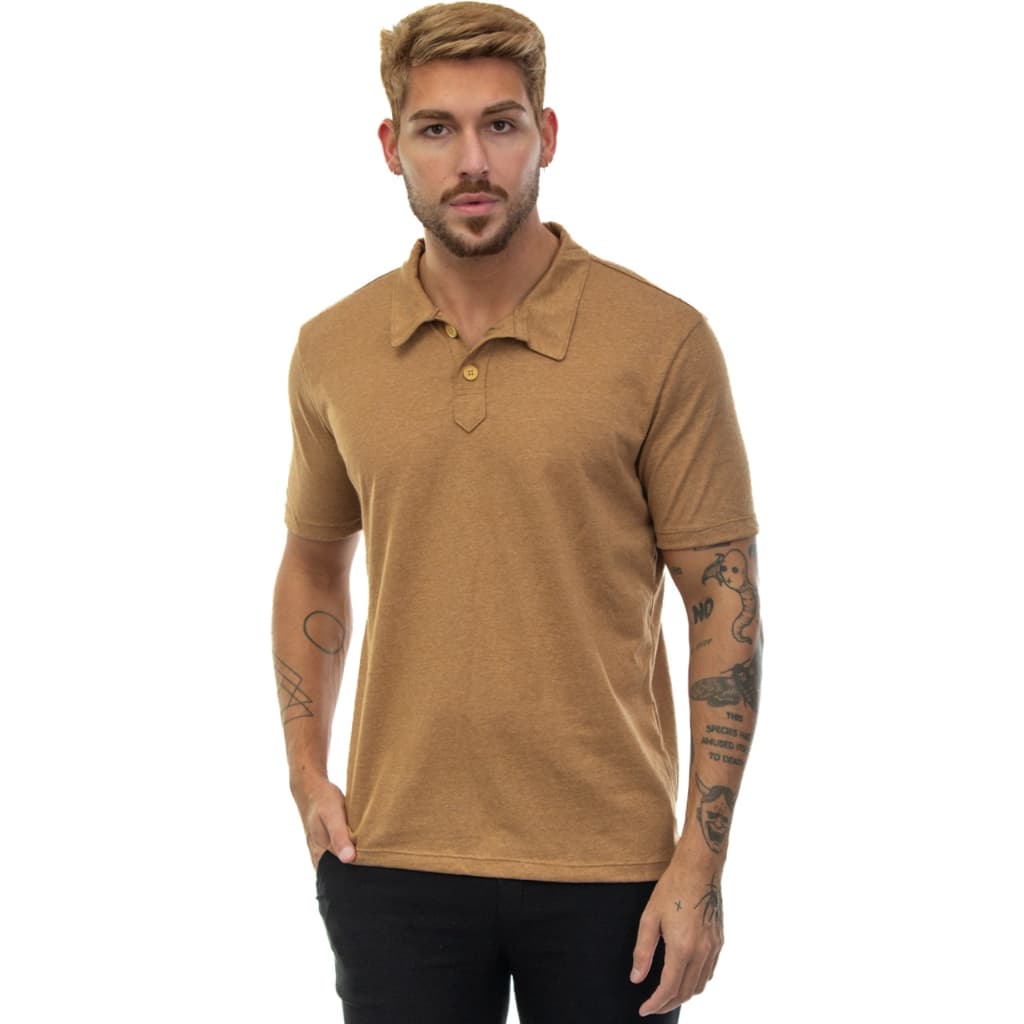 Camisa de Gola Polo Feita em Malha Ecológica GS one