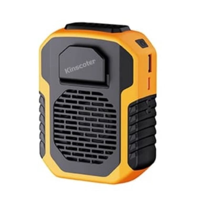 Ventilador Portátil Recarregável 6000mah de pescoço USB, modelo militar, caminhada ao ar livre, esportes, resistente