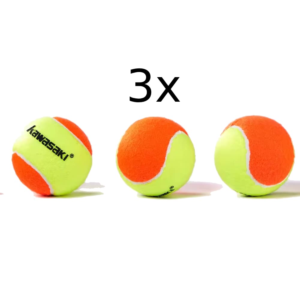 Kit 3 Bolinhas Bola Beach Tennis Profissional Kawasaki