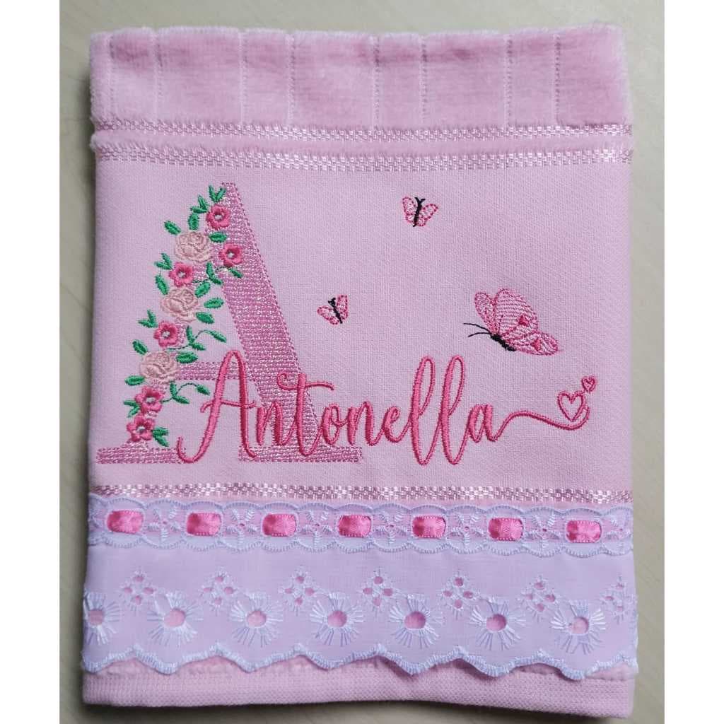 Toalha bordada dohler ,toalha de mão personalizada com nome