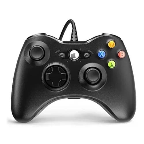 Controle Para Xbox 360 Com Fio Joystick Tv/pc/android