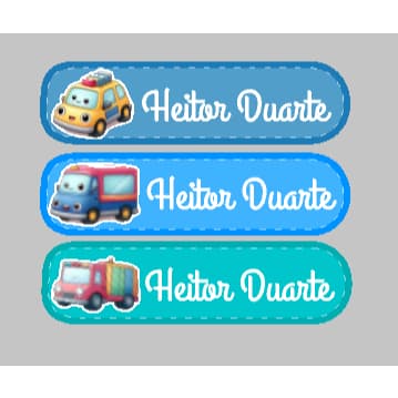 ENVIO RÁPIDO 🌟Kit completo com 85 Etiquetas Escolares Personalizadas – Ideal para o Volta às Aulas!