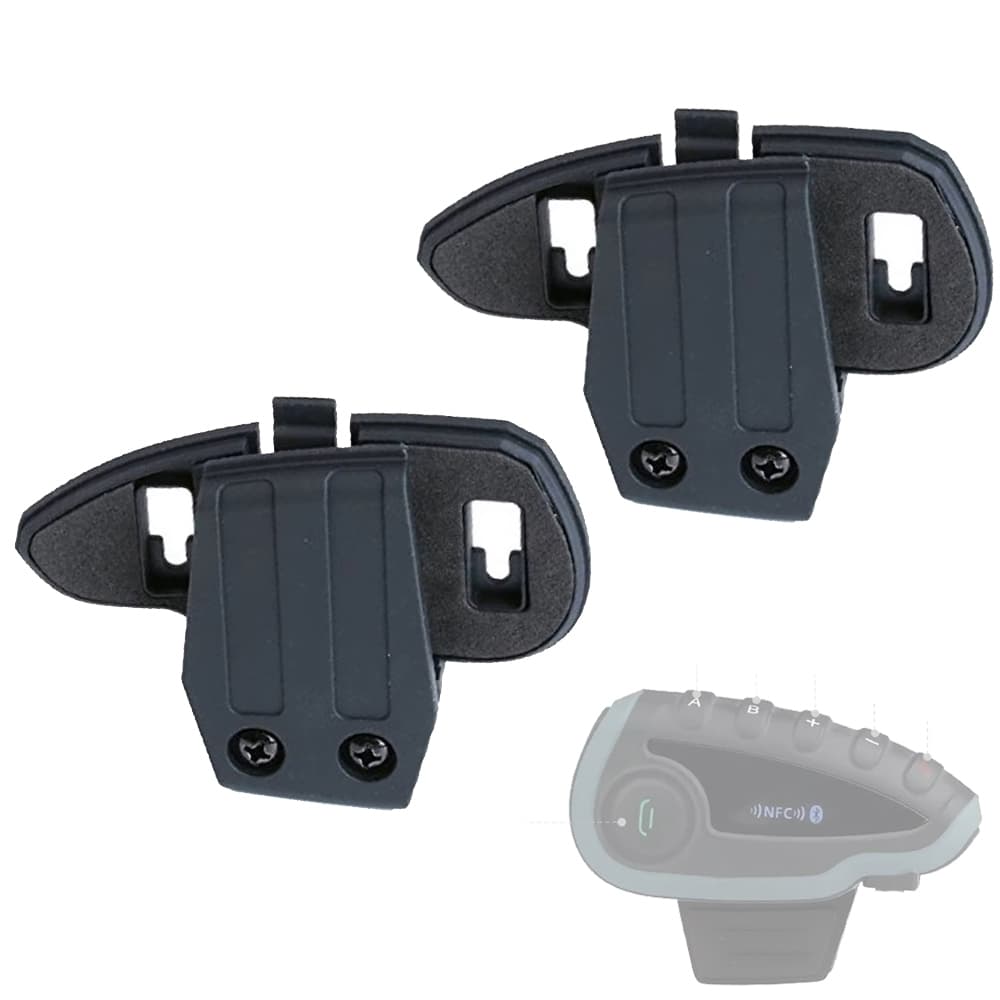 2 Suporte Compativel V8 InterComunicador de Moto Capacete