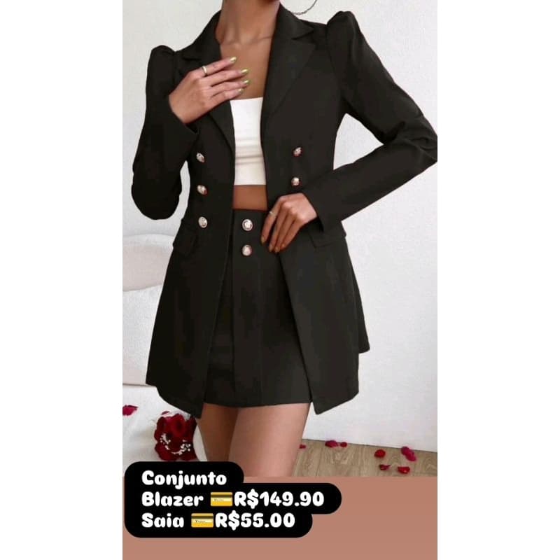 Conjunto Blazer e Saia Premium