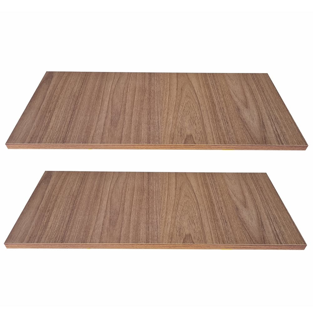 Kit 2 Prateleiras Mdf 100x15 Mdf Freijó 15mm Livros Revista 100x15cm Suportes Grátis