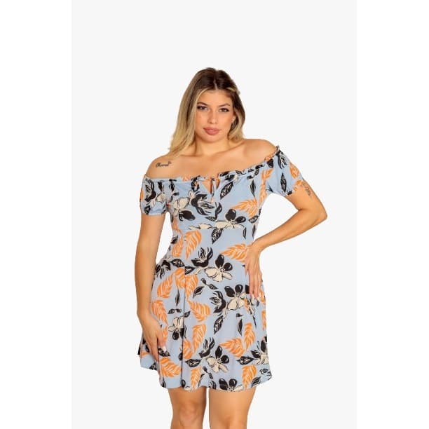 Vestido Boneca Feminino Modinha Modelo Confortável e Elegante para o Dia a Dia 15