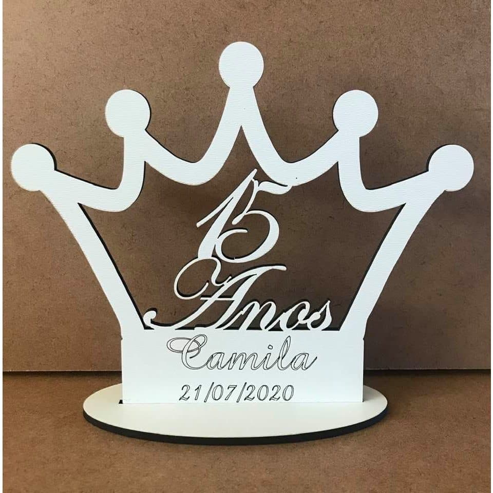 20 Centro De Mesa 15 Anos Para Debutande Mdf Lembrança