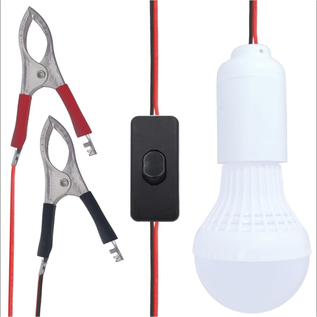 Lâmpada Emergência Led Pendente Automotivo 12v 5w luminãria acampamento