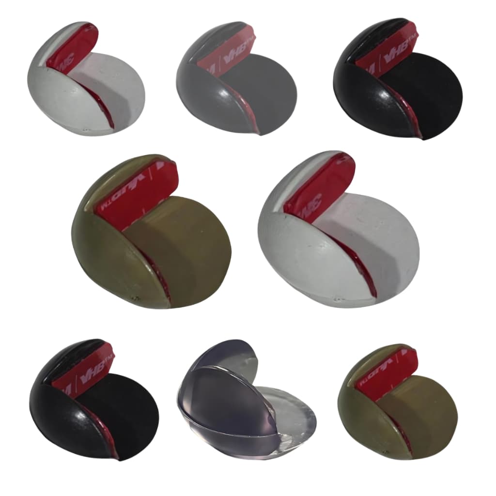 Kit 8 Protetores de Quina Redondo Silicone Seguro para Bebês e Crianças