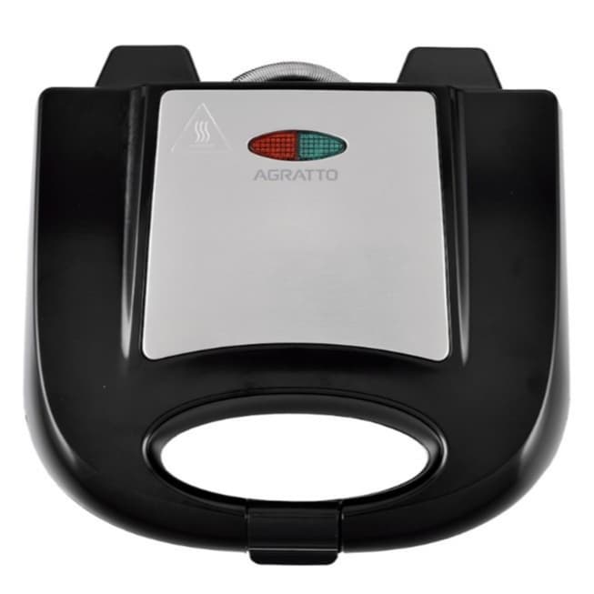 Sanduicheira Elétrica Agratto Grill Antiaderente Inox 220v SID-02