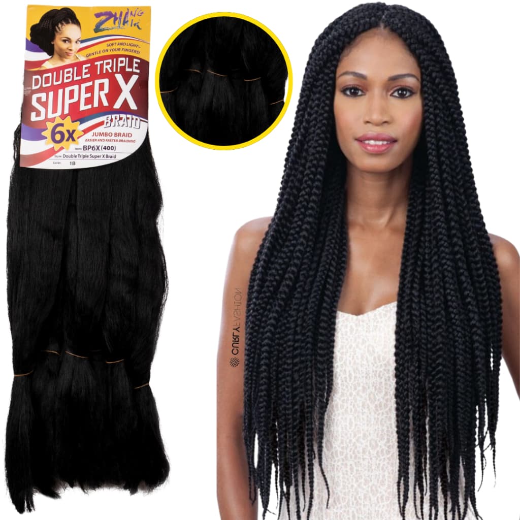 Cabelo Jumbão Super Jumbo Para Tranças 400g 60cm Ótima Qualidade Entrega Imediata