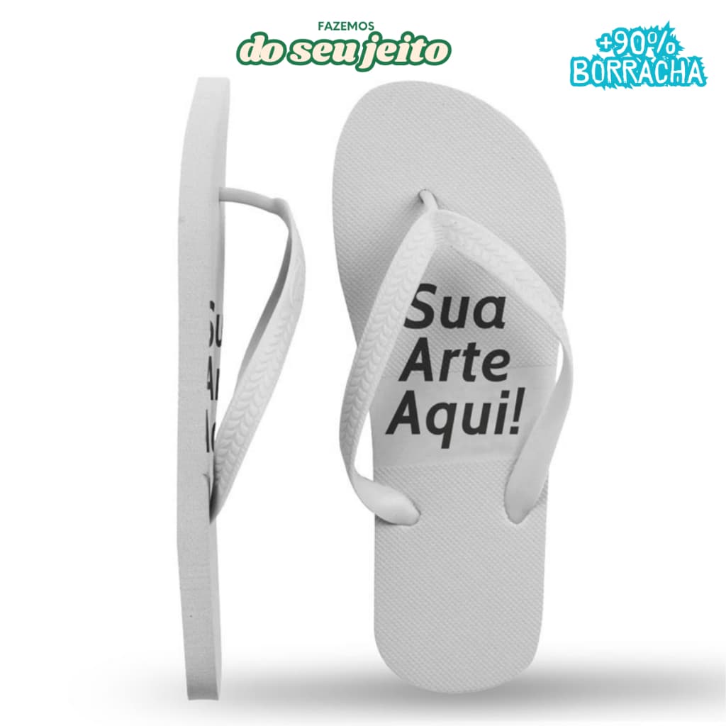 Chinelos Unisex Personalizados com sua Arte