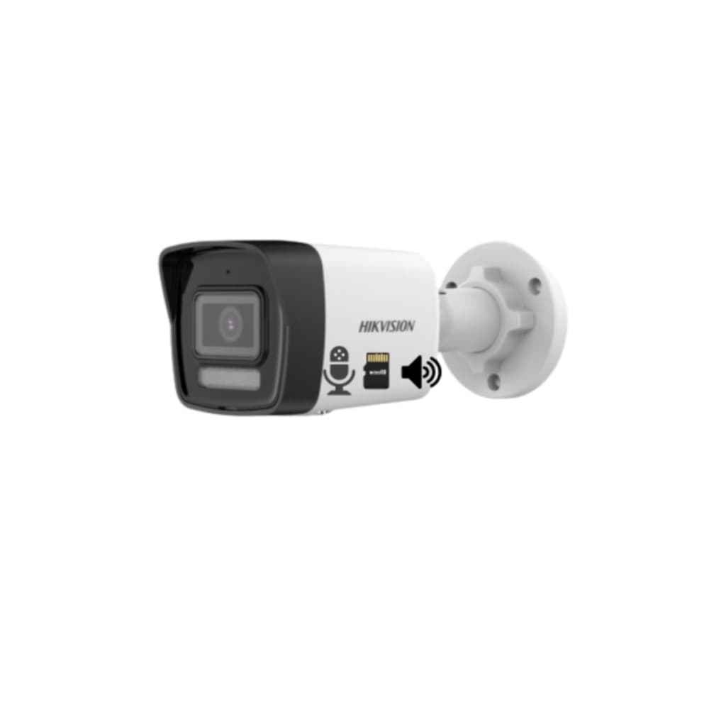 Camera Ip Bullet com Audio, Microfone e Cartão de memória  30mt 2mp 2,8mm Ds-2cd1023g2-liuf/sl