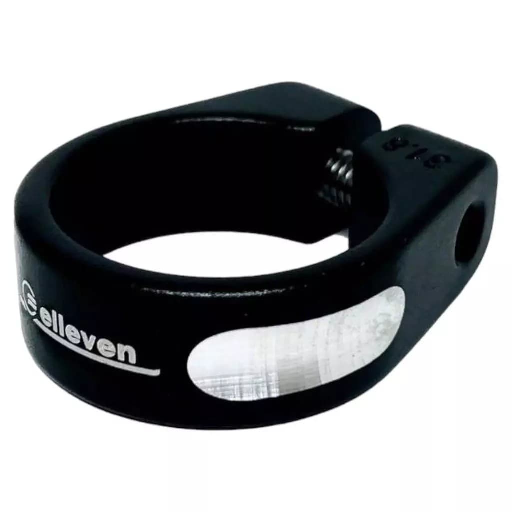 Abraçadeira Para Canote de Selim 31.6mm Com Parafuso Elleven Cor Preto