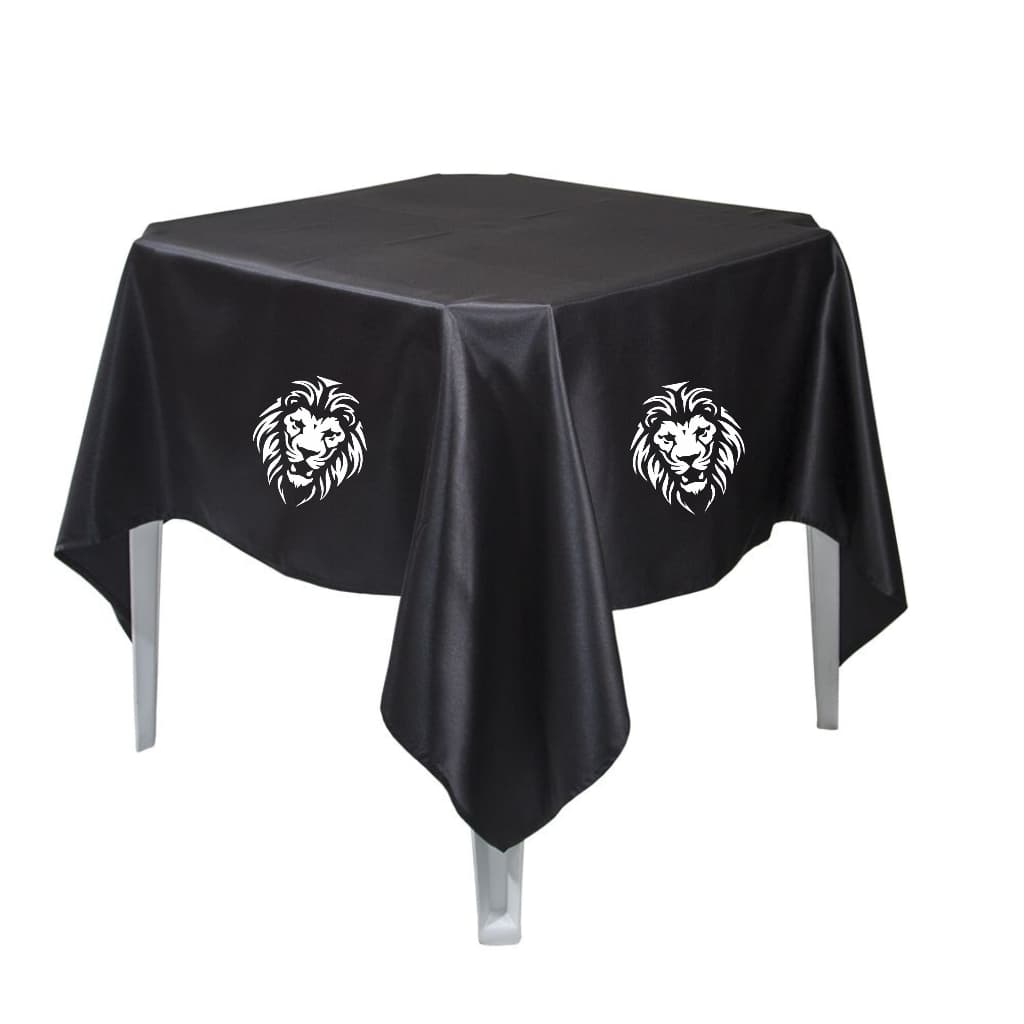 KIT COM 5 TOALHAS/ FORRO DE MESA PERSONALIZADO COR DA TOALHA PRETA
