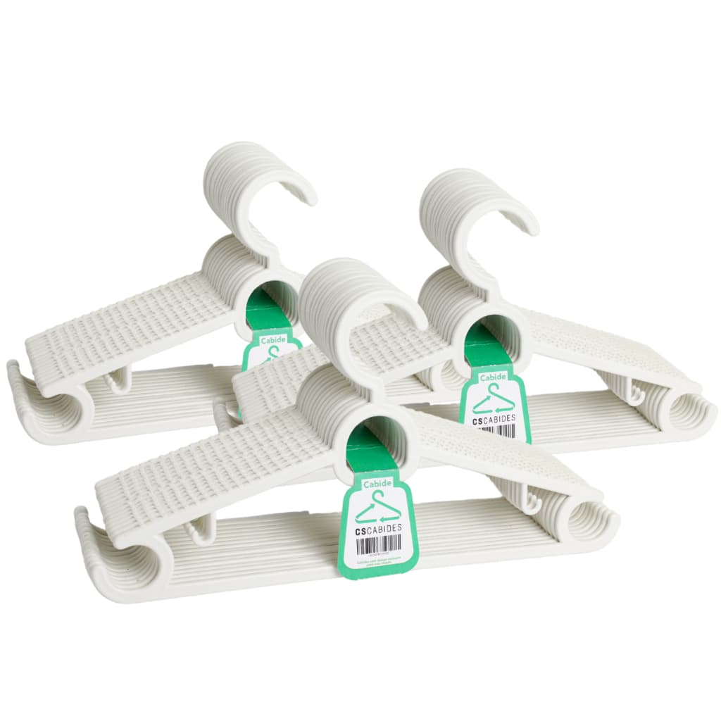 Cabide Para Roupas Pesadas e Leves Alta Qualidade Kit 50un Resistente Antideslizante Para Organizar Calças Jeans Camisas