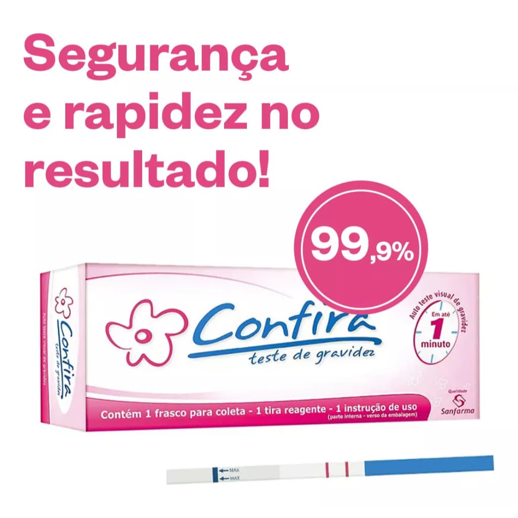 Teste De Gravidez Confira Tira Resultado 1 Minuto 1und