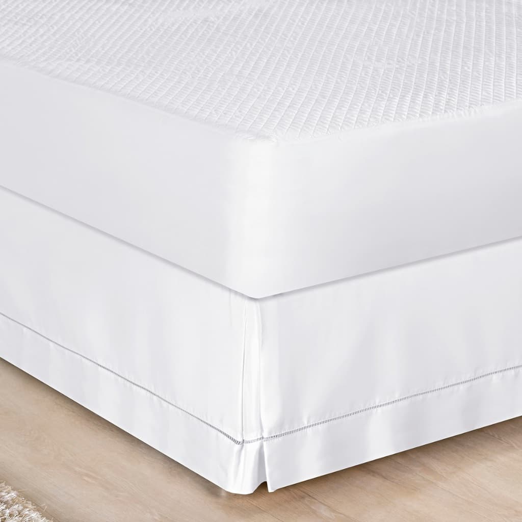 Saia Para Cama Box Solteiro 01 Peça Várias Cores Acabamento Ponto Palito