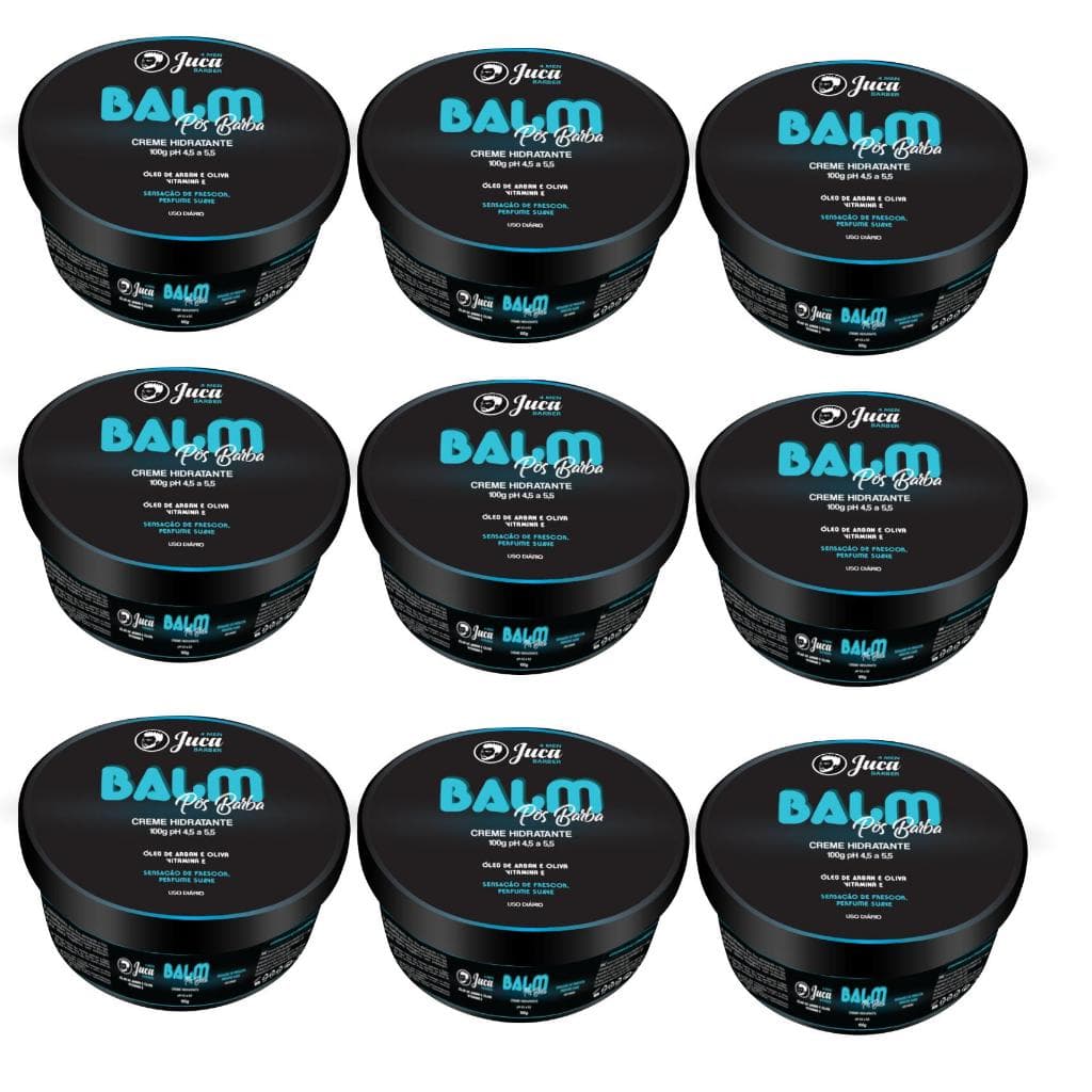 06 Balm Pós-barba Pele Macia Perfumada E Hidratada 100g Juca