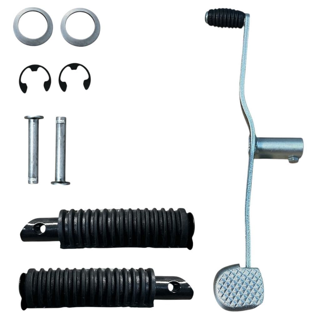 Kit Com Pedal De Cambio + Pedaleira P/Moto Honda C 100 Biz Es 99 A 06