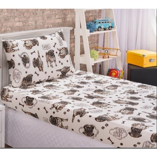 Jogo de Lençol Mini Cama Montessori 02 Peças