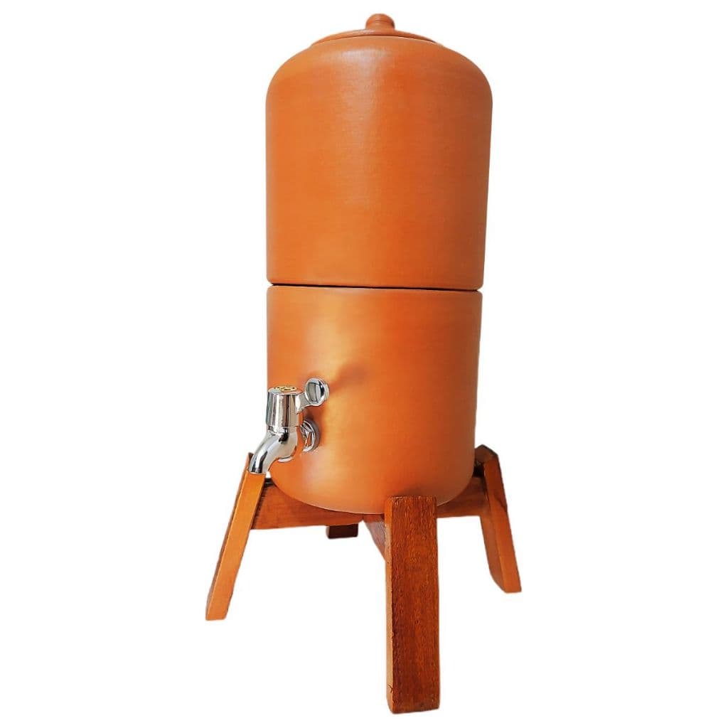 Purificador de Barro Artesanal com Cumbuca – Portátil e Natural