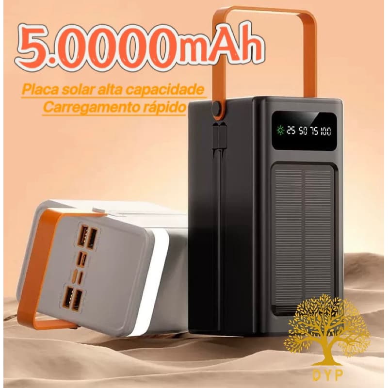 Carregador portátil solar 28 células bateria  recarrega 50000amp DP carrega rápido-envio imediato