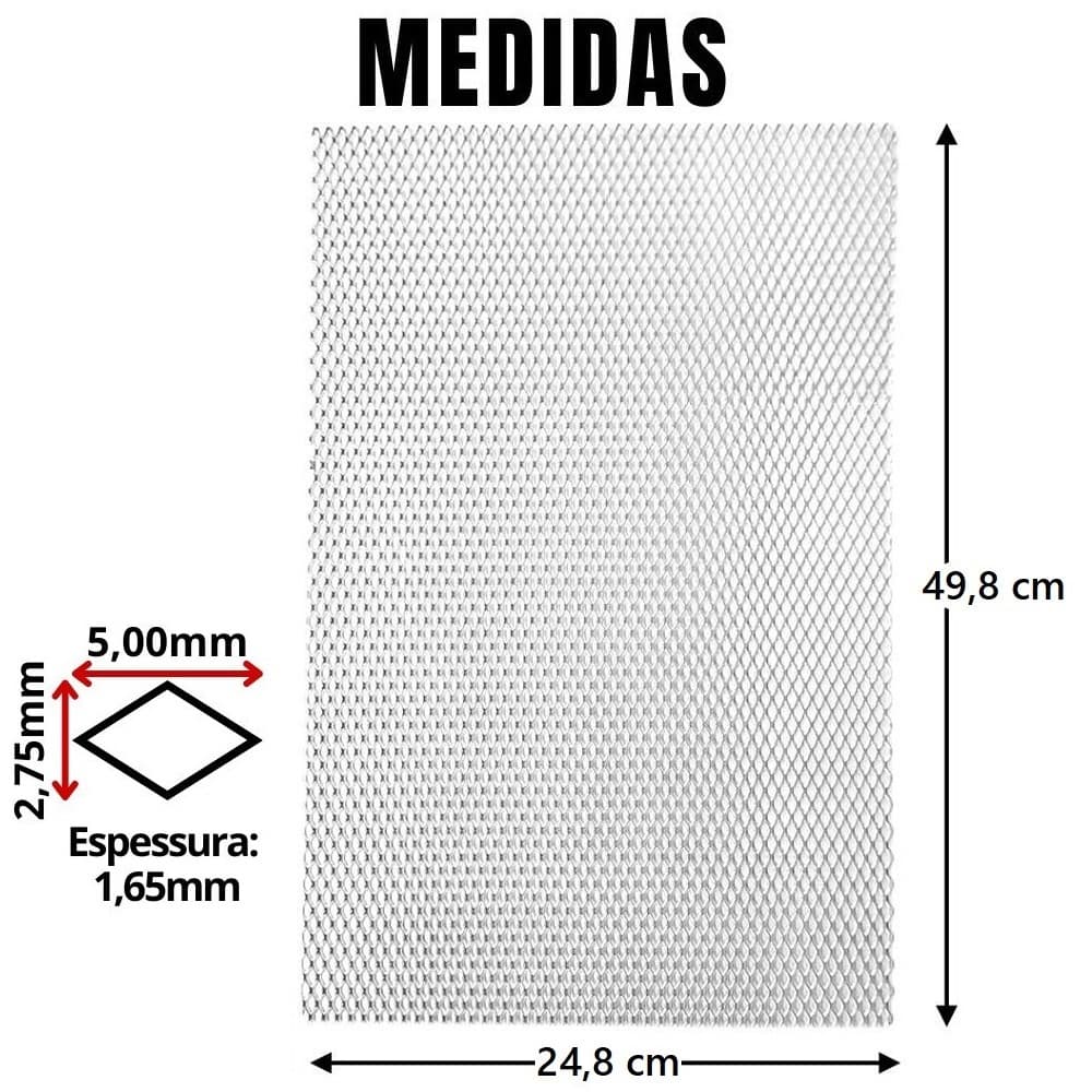 Tela Protetora 25x50 Contra Dengue Para Ralos Grelha Linear Anti Insetos