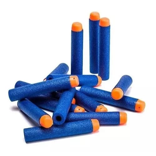 Refil Munição 20 Unidades Balas Nerf Cor Aleatorio