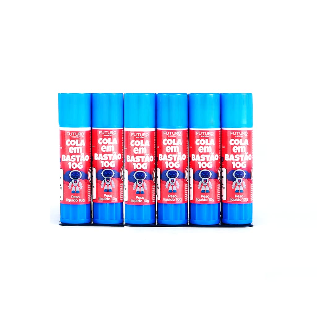 Cola Bastão 10g Kit 6 ou 12 ou 24 unidades Atacado Escolar Escritório